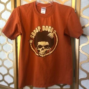Snoop Dogg Concert Tour T-shirt 2004 Projekt Revolution Vintage Skull Afro Small